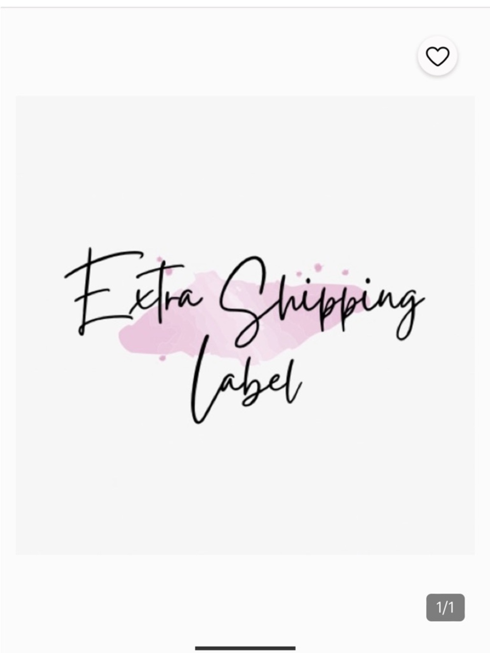 Source Unknown Pink and Black Women Accessories Extra Shipping Label